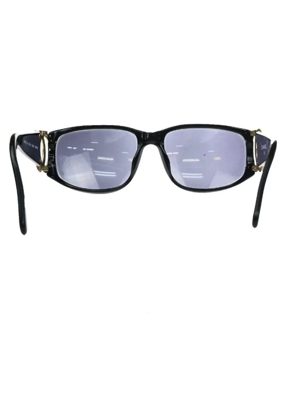 Chanel Sunglasses CC Logo Black Gold Eyewear